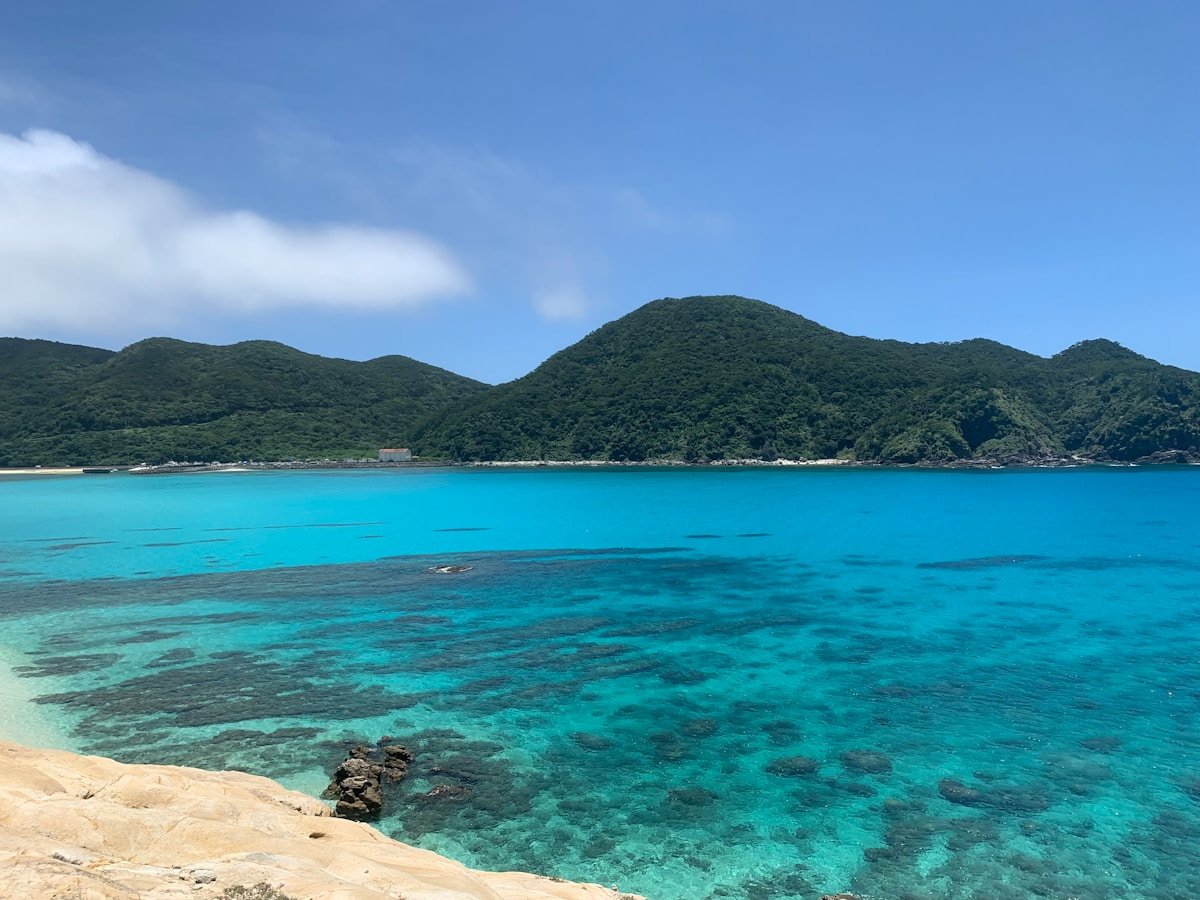 Okinawa, Japan — the turquoise waters of Emerald Beach near Motobu