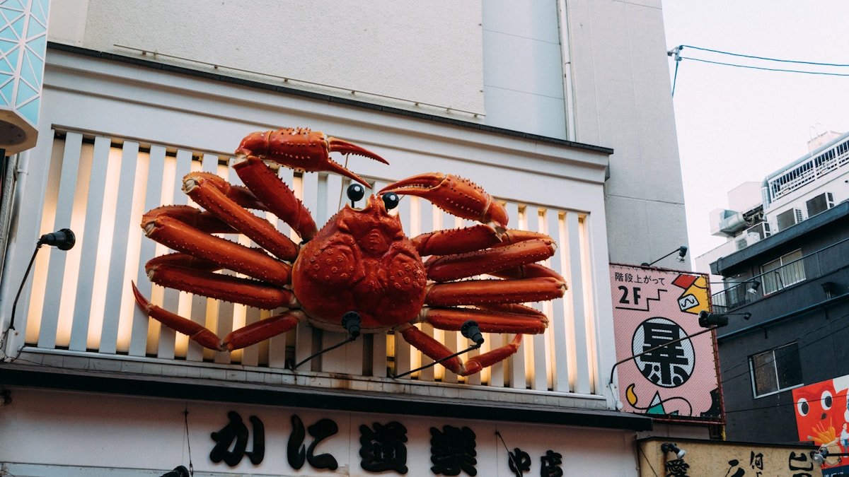 Osaka street food stalls at night - the heart of Japan's food capital