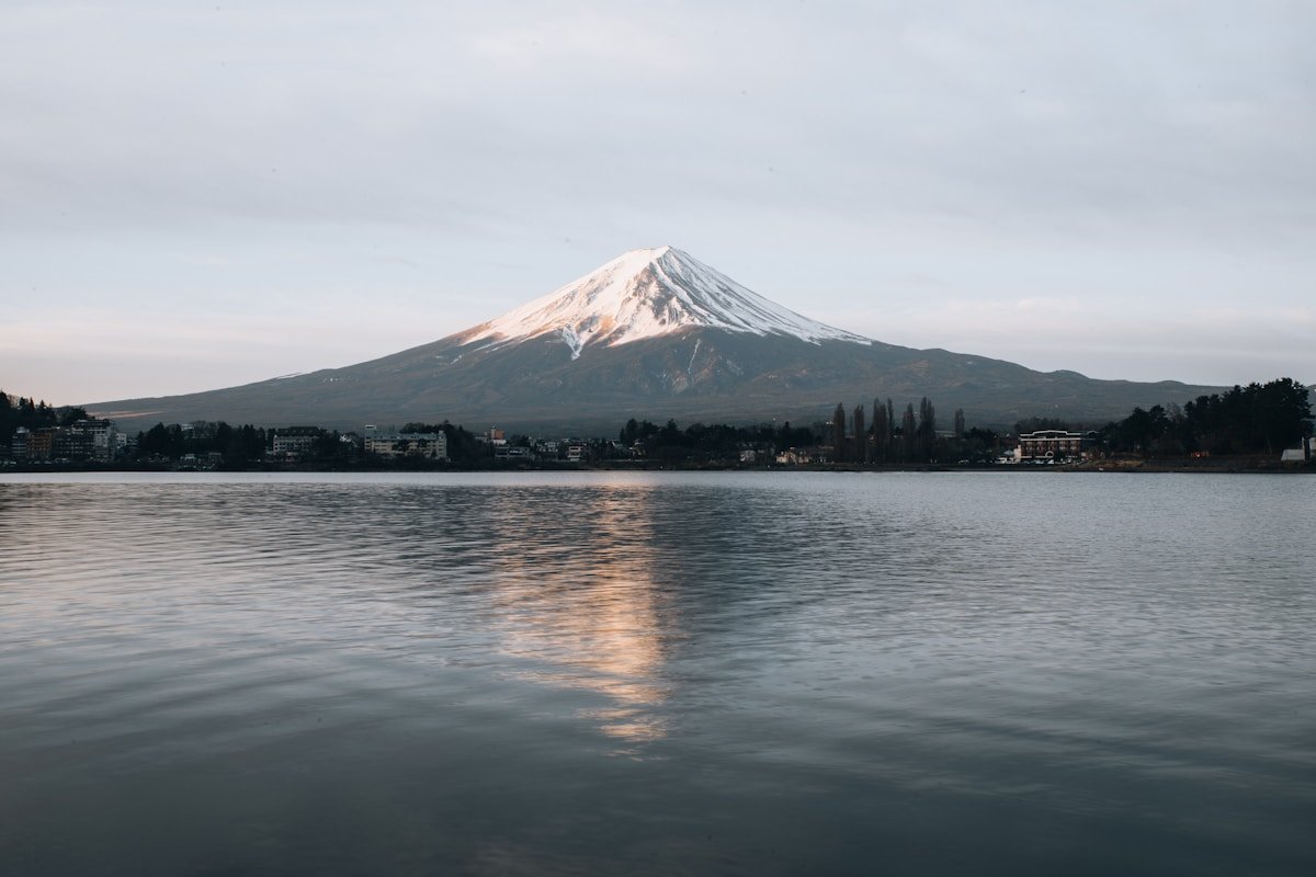 Mount Fuji reflected in lake, Japan — Japan vs Thailand comparison